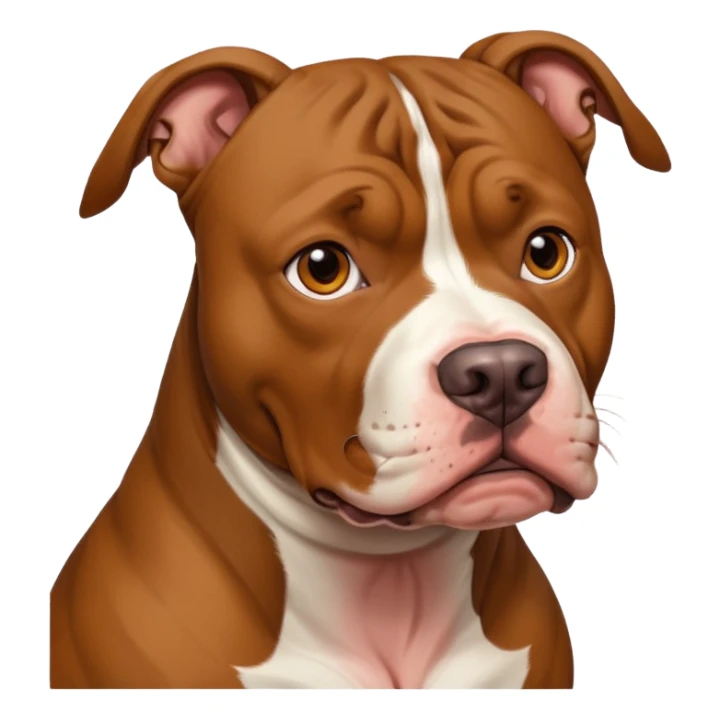 Crazy pitbull sticker