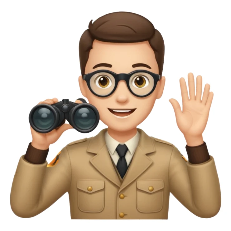 Leandro Trossard's binoculars celebration sticker