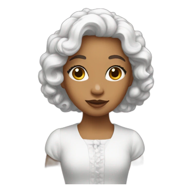 une caminette blanche sticker