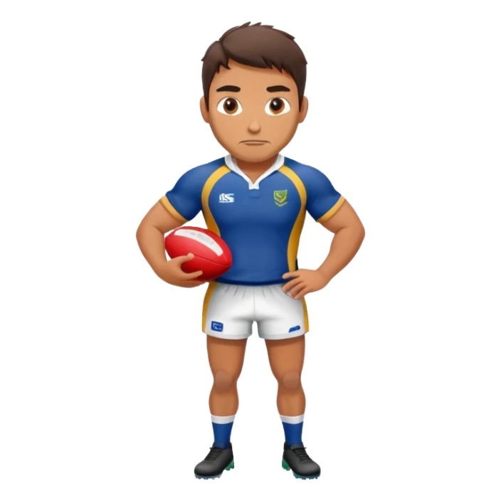rugby player sticker