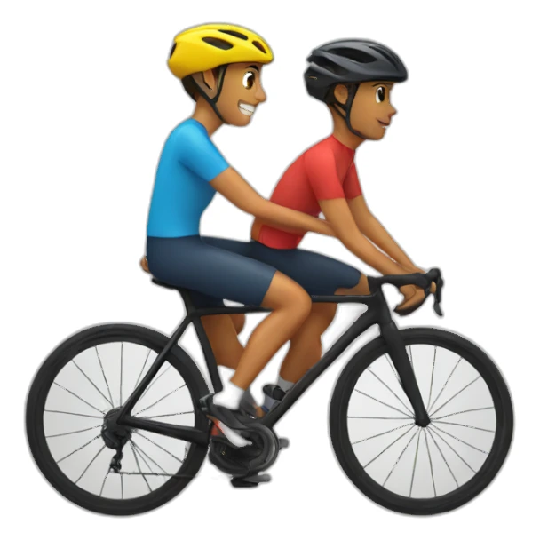 cycling love sticker