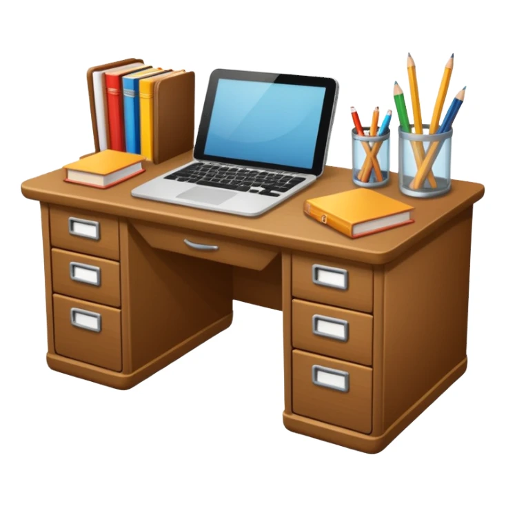 school teacher's desk sticker