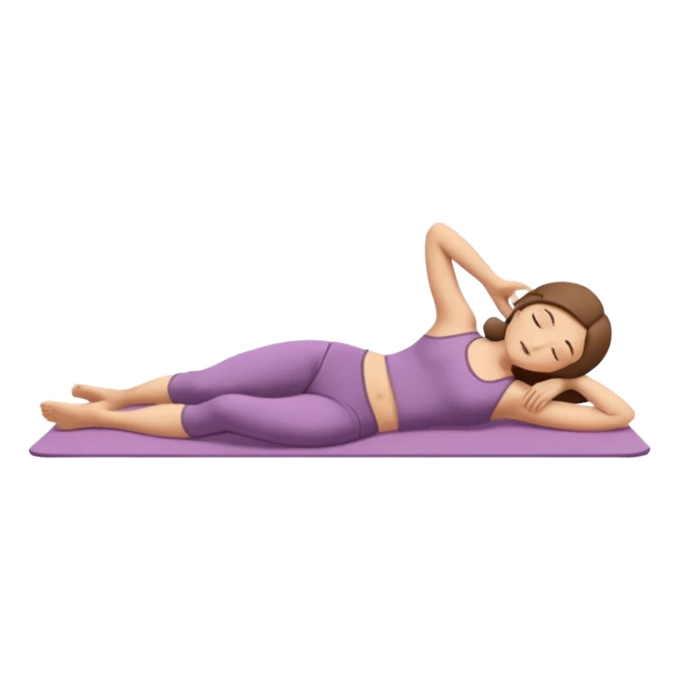  Supta Baddha Konasana (Reclining Bound Angle Pose)  sticker