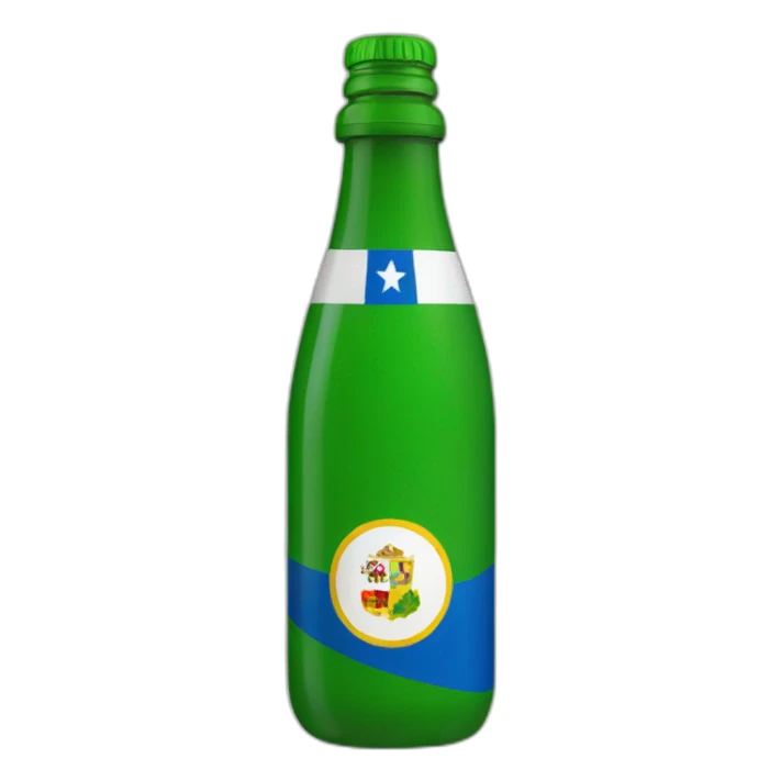 bottle-green-asturias-flag sticker