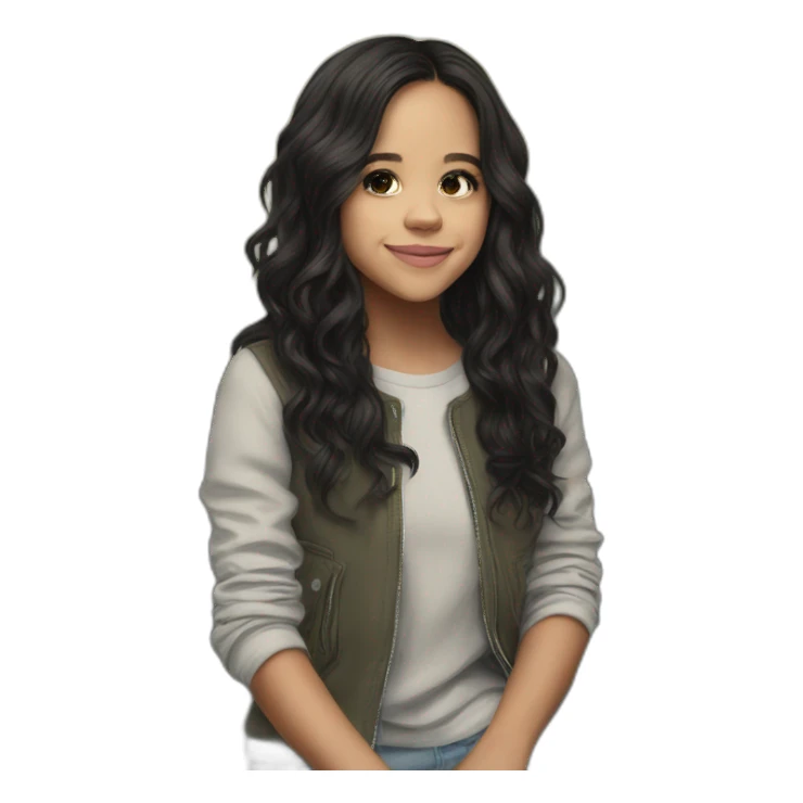 Jenna ortega wednesday sticker