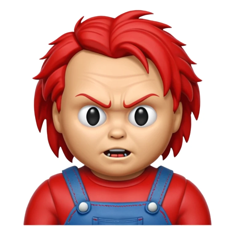 Un emojin de chuky sticker