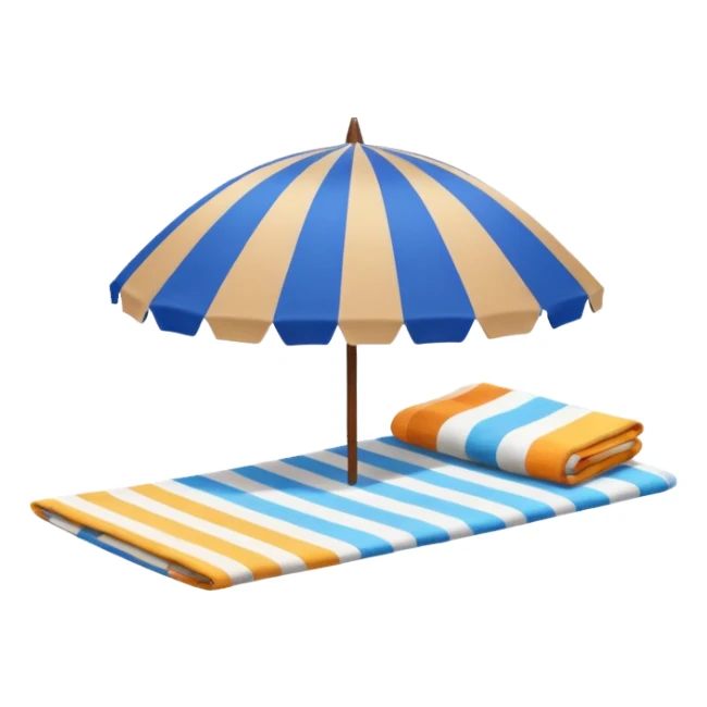 
beach vacation equipment sticker