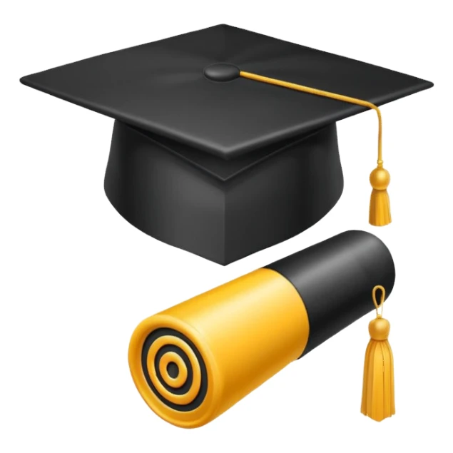 graduate cap wifi sticker