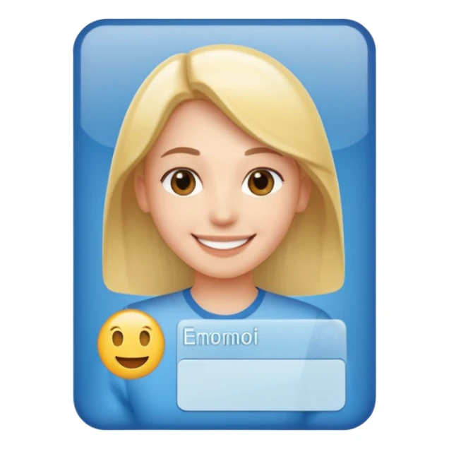 an employee’s card sticker