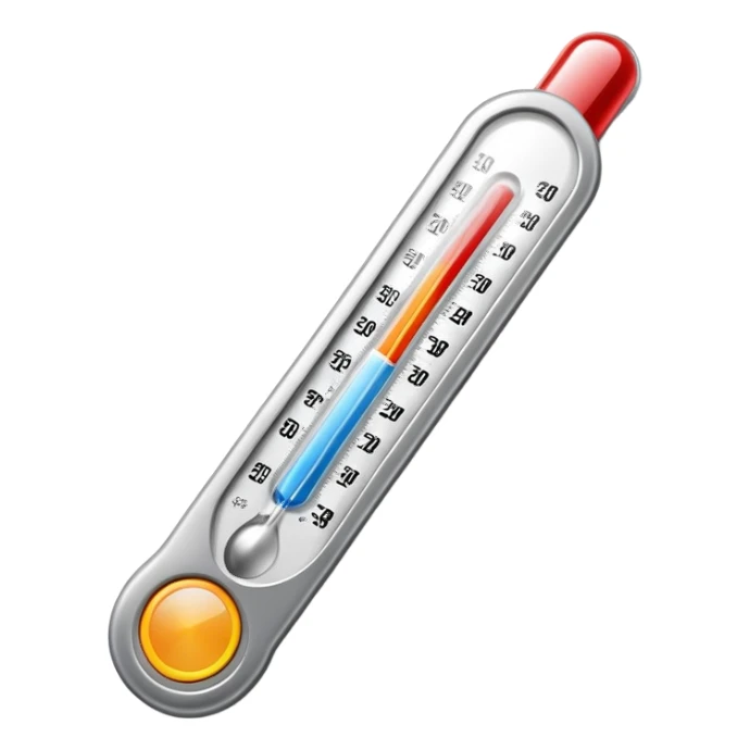 digital thermometer sticker