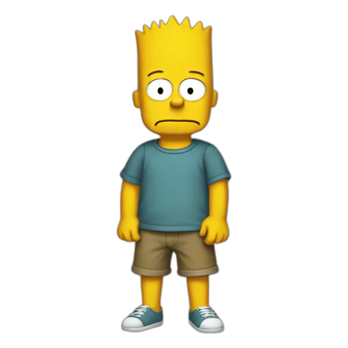 bart simpson  sticker