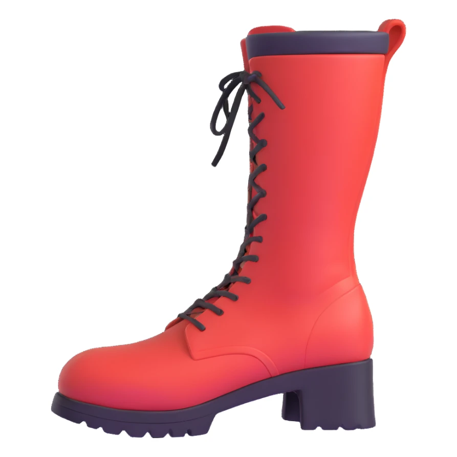 sturdy boot with foot kicking outward sticker
