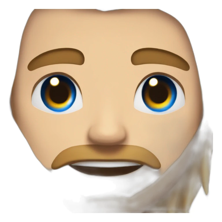 Batman Blue Eyes Brown Beard Muscle sticker