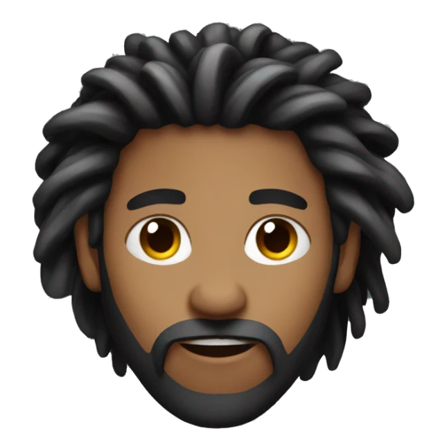 nonchalant dreadhead sticker