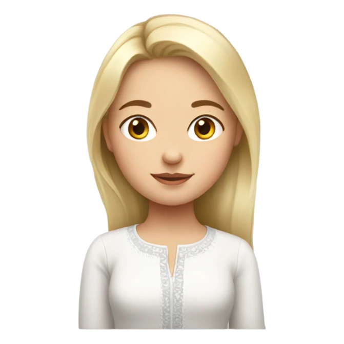 Russian girl sticker