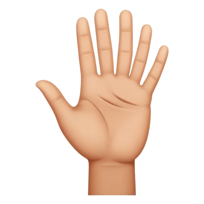 Hand crossed  sticker