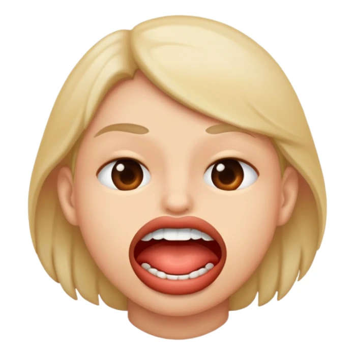 Mordiendo los labios  sticker