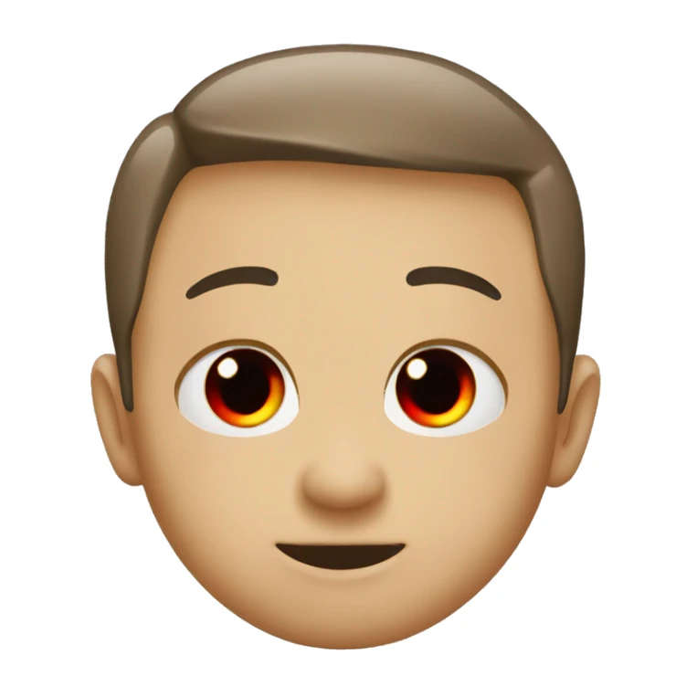 👿 emoji with full black and red eye sticker