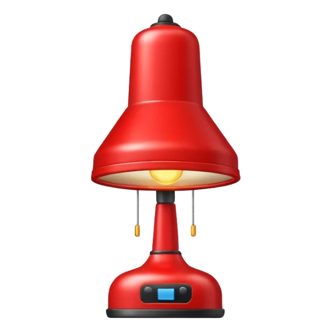 red alert lamp happy sticker