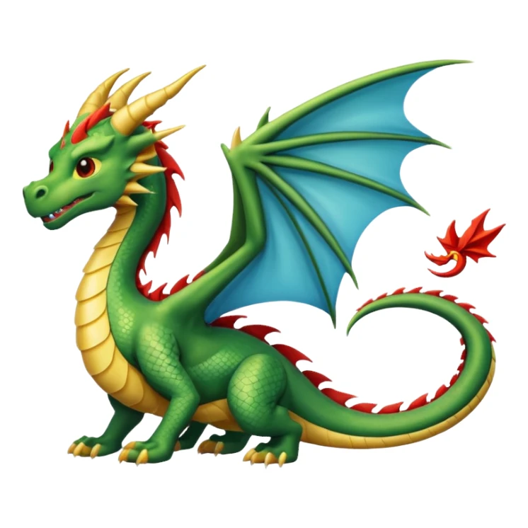 Fourth wing morningstar dragon  sticker