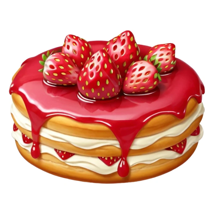 Strawberry Glaze Pastries
 sticker