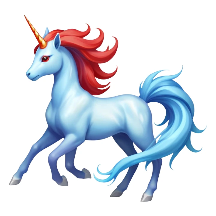 Rapidash-Suicune-hybrid sticker