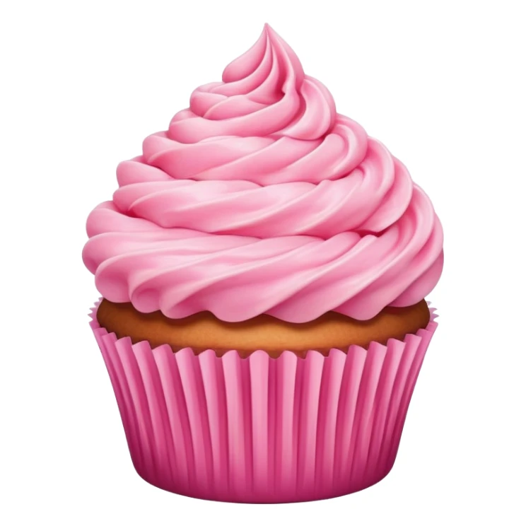 cupcake with pink icing sticker
