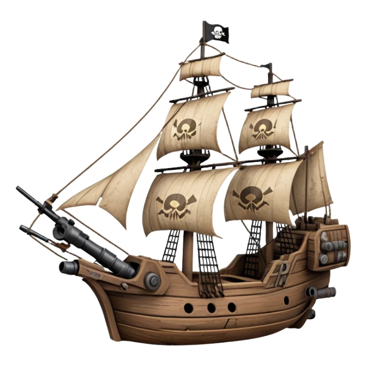 pirate star wars ship sticker