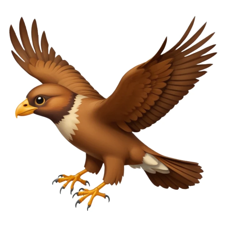 The lark flies sticker