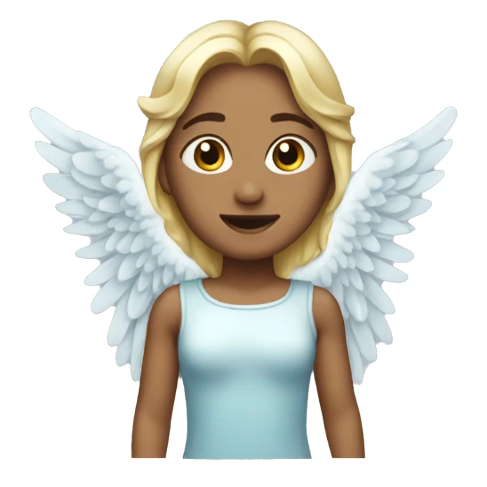 Iced angel wings sticker