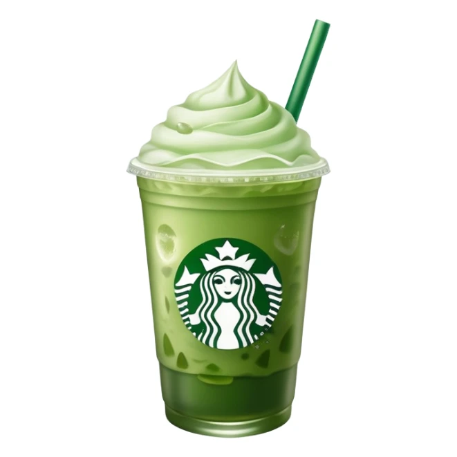 Iced matcha Starbucks drink  sticker