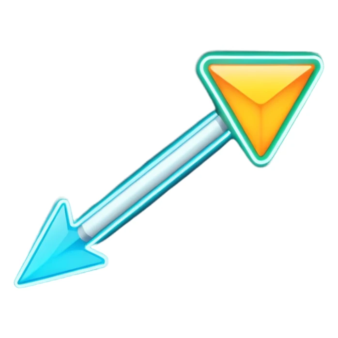 The word This with arrows pointing upwards sticker