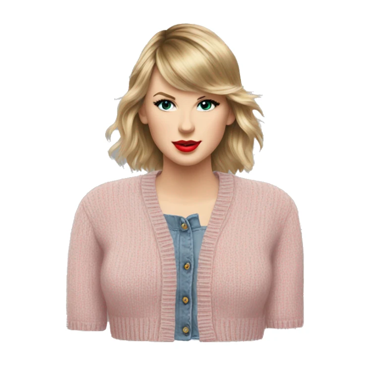 taylor swift cardigan sticker