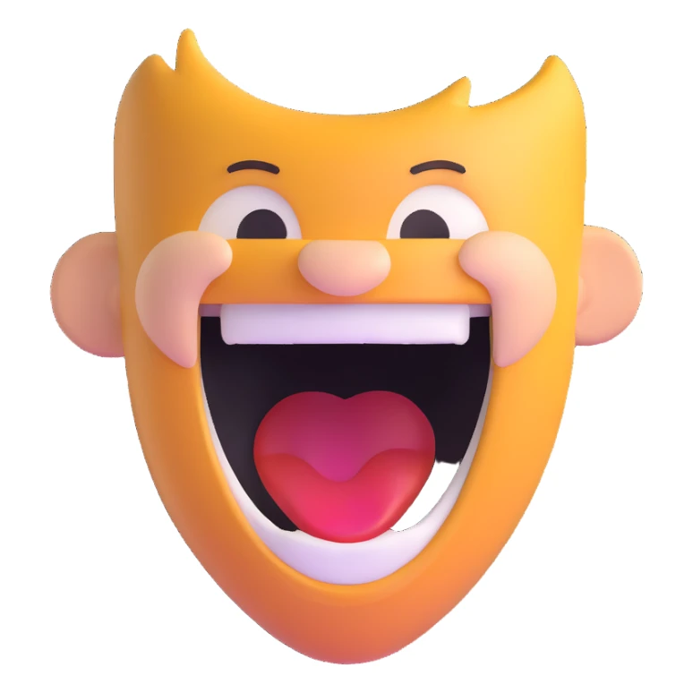 IShowSpeed laughing, open mouth sticker