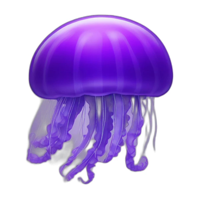 purple jellyfish sticker