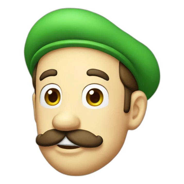 luigi-face sticker