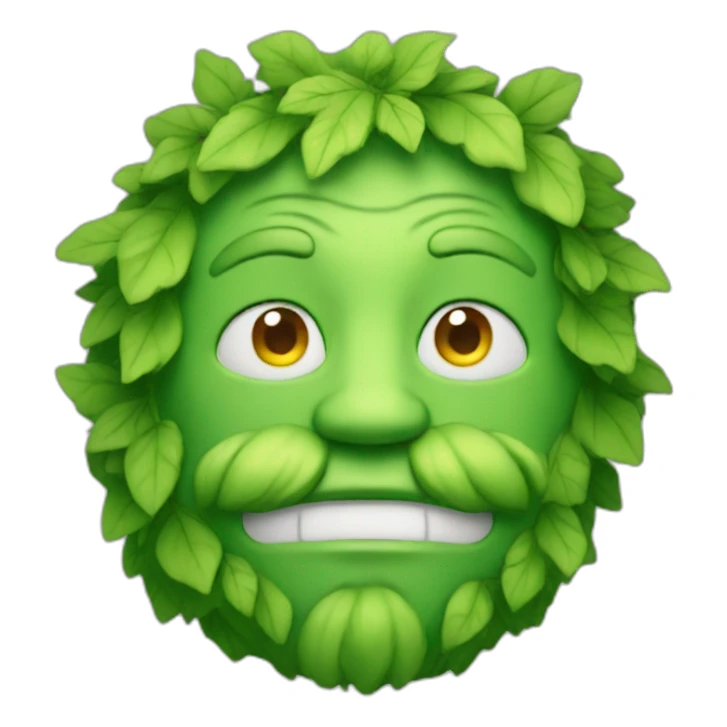 a green man sticker