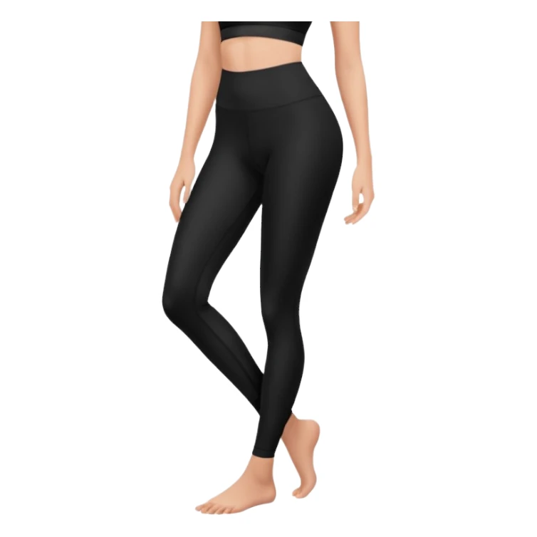 femme legging noir Shapewear  sticker