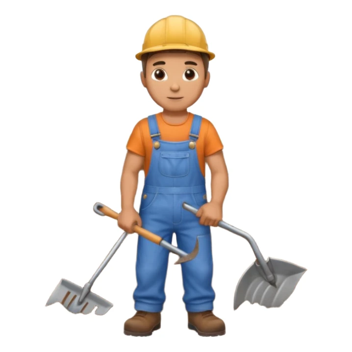 man plowing a field sticker