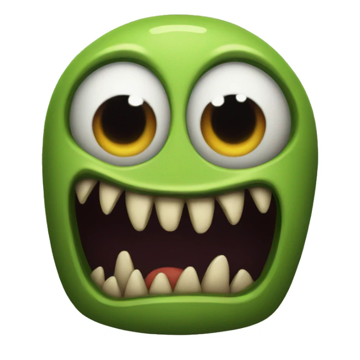 Scary Sinister Monster sticker