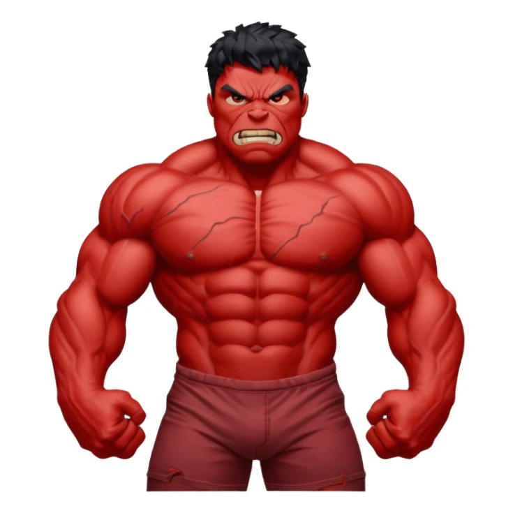 Red hulk sticker