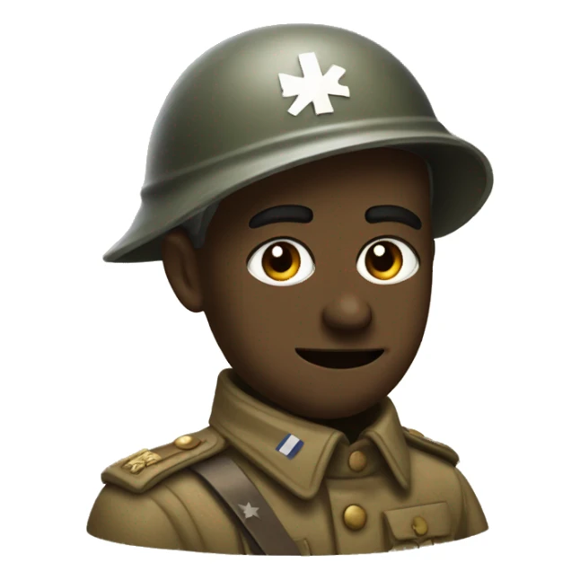 wounded ww1 soldier sticker