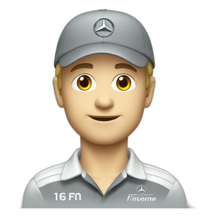 Mercedes F1 sticker