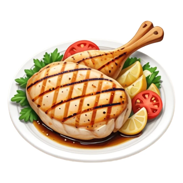 one Grilled Chicken breast sticker