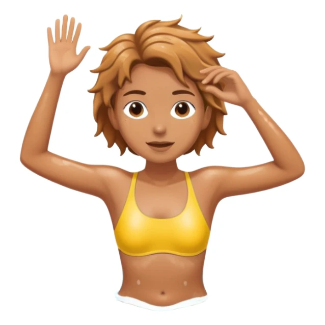 person swimming in a pool sticker