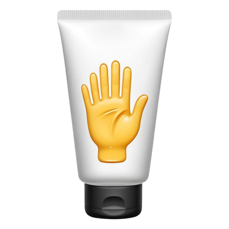 hand cream sticker