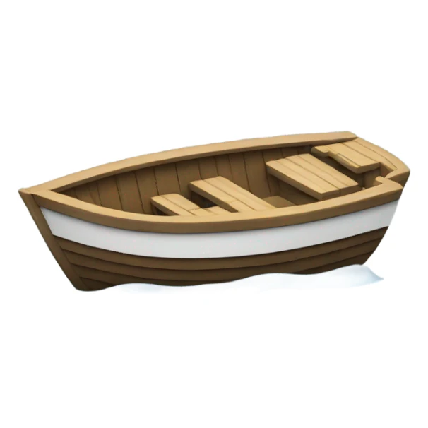 boat in the water surface sticker