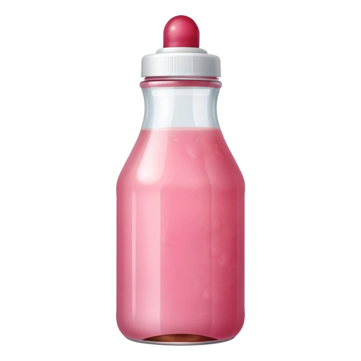 Thin tip squeeze bottle with lychee jam sticker