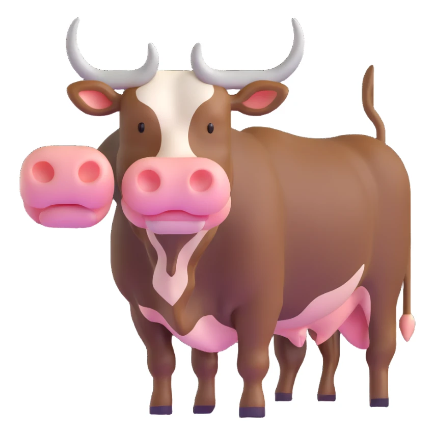 steer bull sticker
