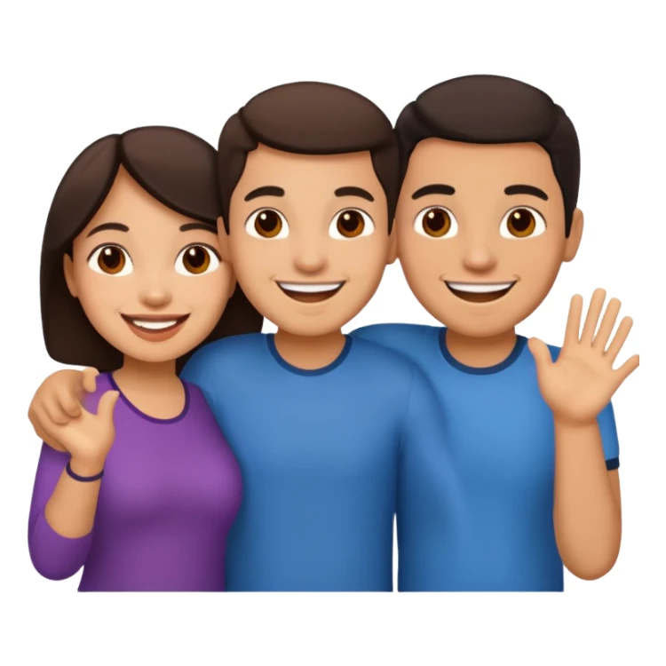 latinos 3 perosnas sticker